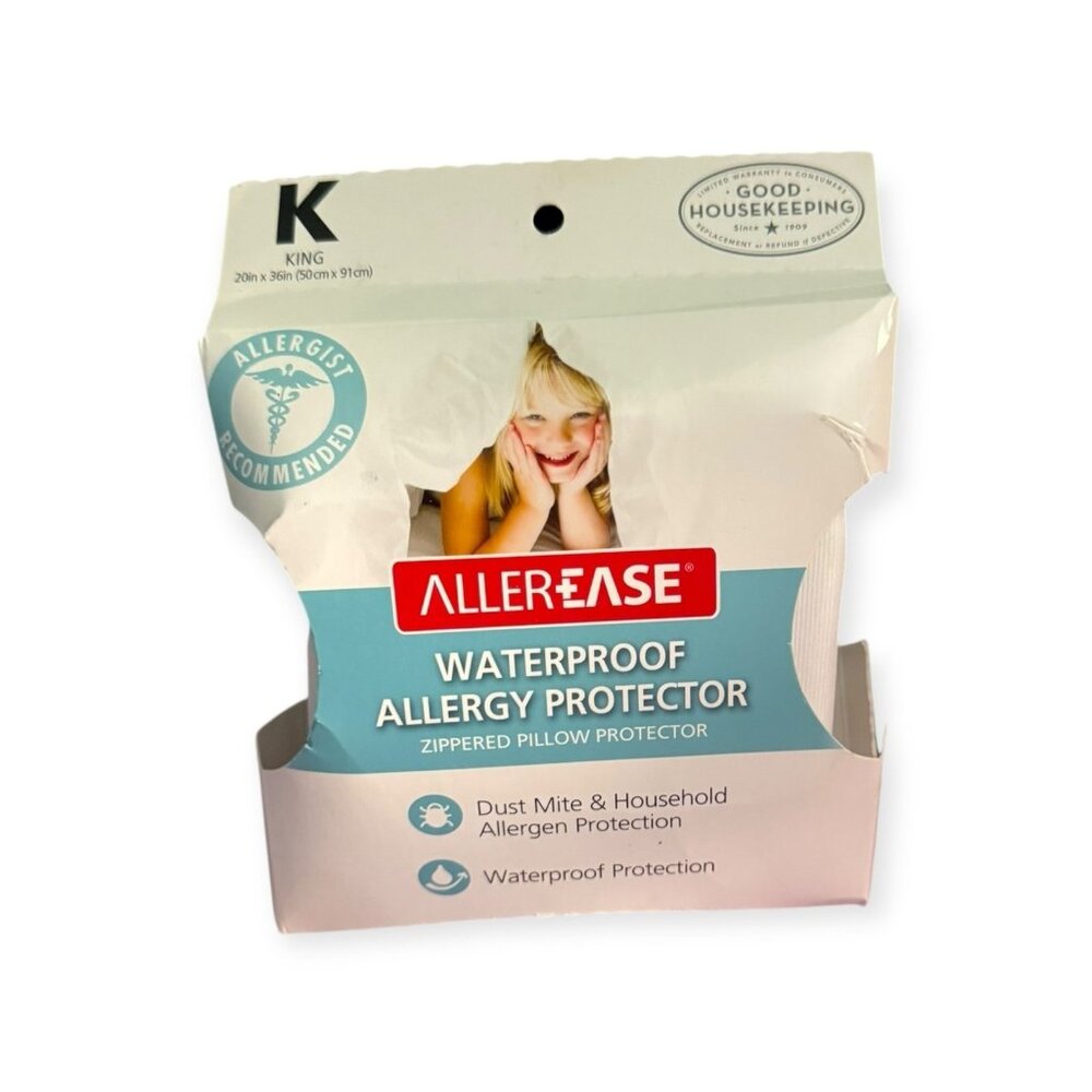 New AllerEase Waterproof Allergy Protector - King size